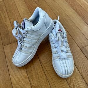 White K-Swiss Tennis Shoes Size 12C